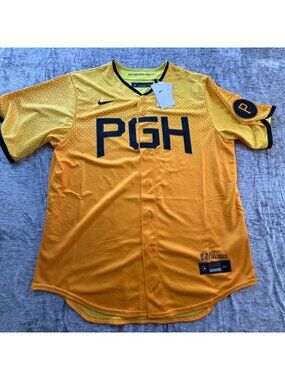Pittsburgh Pirates Baseball Jersey Nike PGH Mens Size L MLB